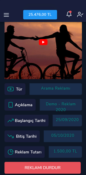 app screen